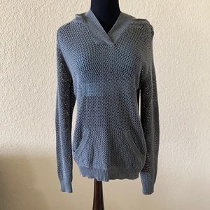⭐️ Shirt 469 Mesh Stitch Pullover Hooded Sweater size S